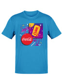 Officially Licensed Coca-Cola Coke Retro Sunset Vibes 80sTropical Coca-Cola Women's T-shirt