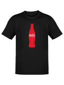 Officially Licensed Coca-Cola Classic Red Bottle Graphic Logo Women's T-shirt