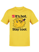 Officially Licensed Coca-Cola Stay Cool Summer Vibes Graphic Women's T-shirt