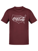 Officially Licensed Coca-Cola Highway Route Map Graphic Women's T-shirt