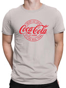 Officially Licensed Coca-Cola   Classic Real Thing Graphic Men's T-shirt
