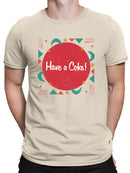 Officially Licensed Coca-Cola Have a Coke Retro Art Deco Graphic Men's T-shirt