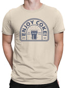 Officially Licensed Coca-Cola Enjoy Coke Retro Ice-Cold Glass Graphic Men's T-shirt