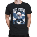 Built by Musk Elon Musk American Flag Sunglasses Meme Men's T-shirt