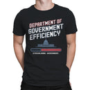 Government Efficiency Loading Bar Satire Design Men's T-shirt