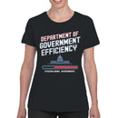 Government Efficiency Loading Bar Satire Design Women's T-shirt