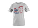 In Elon We Trust Minimalist Line Art  Women's T-shirt