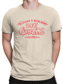 Officially Licensed Coca-Cola Enjoy Coke Fountain Design Men's T-shirt