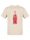 Officially Licensed Coca-Cola Vintage Contour Bottle Design Women's T-shirt