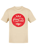 Officially Licensed Coca-Cola Vintage Crown Logo Design Women's T-shirt