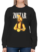 Officially Licensed Zoltar Vintage Psychic Graphic  Women's Sweatshirt