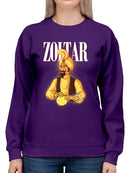 Officially Licensed Zoltar Vintage Psychic Graphic  Women's Sweatshirt