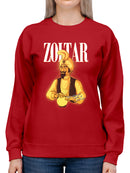 Officially Licensed Zoltar Vintage Psychic Graphic  Women's Sweatshirt