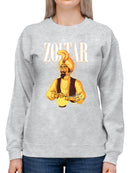 Officially Licensed Zoltar Vintage Psychic Graphic  Women's Sweatshirt