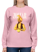 Officially Licensed Zoltar Vintage Psychic Graphic  Women's Sweatshirt