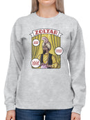 Officially Licensed Zoltar Fortune Teller Graphic  Women's Sweatshirt