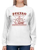 Officially Licensed Zoltar - Wisdom Of The Ancients  Women's Sweatshirt