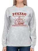 Officially Licensed Zoltar - Wisdom Of The Ancients  Women's Sweatshirt