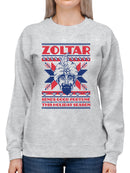 Officially Licensed Zoltar Good Fortune - Holiday Season  Women's Sweatshirt