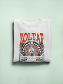 Officially Licensed Zoltar Gypsy Fortune Teller Graphic  Women's Sweatshirt