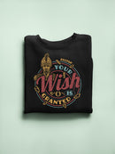 Officially Licensed Zoltar Wish Granted  Women's Sweatshirt