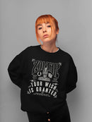 Officially Licensed Zoltar Your Wish Is Granted -  Women's Sweatshirt