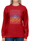 Officially Licensed Zoltar Speaks - Fortune Teller Master  Women's Sweatshirt