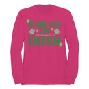 Kiss Me Im Pretending to Be Irish Funny St. Patricks Day Women's Sweatshirt