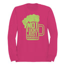 Not Lucky Just Hungover Funny St. Patricks Day Beer Design Women's Sweatshirt