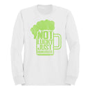 Not Lucky Just Hungover Funny St. Patricks Day Beer Design Women's Sweatshirt