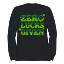 Zero Lucks Given Funny St. Patricks Day Shamrock Design Women's Sweatshirt