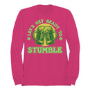 Lets Get Ready to Stumble Funny St. Patricks Day Beer Design Women's Sweatshirt
