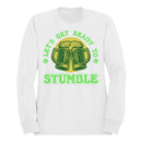 Lets Get Ready to Stumble Funny St. Patricks Day Beer Design Women's Sweatshirt