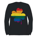 Rainbow Shamrock LGBTQ+ Pride and St. Patricks Day Blend Women's Sweatshirt