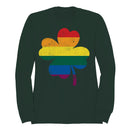 Rainbow Shamrock LGBTQ+ Pride and St. Patricks Day Blend Women's Sweatshirt