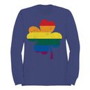 Rainbow Shamrock LGBTQ+ Pride and St. Patricks Day Blend Women's Sweatshirt