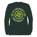 St. Patricks University Vintage Irish Shamrock Design Women's Sweatshirt