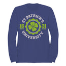 St. Patricks University Vintage Irish Shamrock Design Women's Sweatshirt