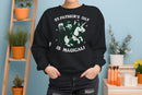 St. Patricks Day is Magical Leprechaun Riding a Unicorn Women's Sweatshirt