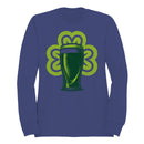 Shamrock and Pint Classic St. Patricks Day Beer Design Women's Sweatshirt