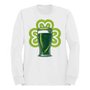 Shamrock and Pint Classic St. Patricks Day Beer Design Women's Sweatshirt