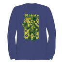 Slainte Skeleton Leprechaun St. Patricks Day Cheers Design Women's Sweatshirt