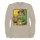 Cheers from the Leprechaun St. Patricks Day Beer Celebration Men's Sweatshirt