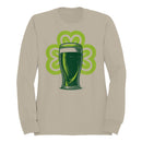 Shamrock and Pint Classic St. Patricks Day Beer Design Men's Sweatshirt