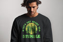 Lets Get Ready to Stumble Funny St. Patricks Day Beer Design Men's Sweatshirt