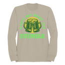 Lets Get Ready to Stumble Funny St. Patricks Day Beer Design Men's Sweatshirt