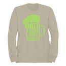 Not Lucky Just Hungover Funny St. Patricks Day Beer Design Men's Sweatshirt