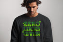 Zero Lucks Given Funny St. Patricks Day Shamrock Design Men's Sweatshirt