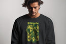 Slainte Skeleton Leprechaun St. Patricks Day Cheers Design Men's Sweatshirt
