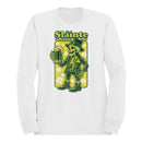 Slainte Skeleton Leprechaun St. Patricks Day Cheers Design Men's Sweatshirt